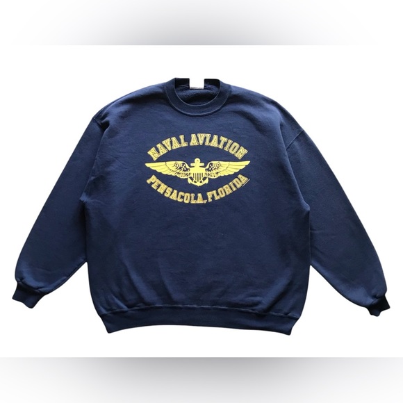 Russell Athletic Other - Vintage Naval Aviation Pensacola Florida Sweater Size L